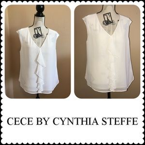3/$10 CeCe by Cynthia Steffe Sleeveless Blouse